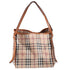 Burberry Small Canterbury Tote Haymarket Check Brown